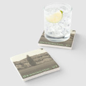 SVC、Bennington、VTエステート – 山アンソニー ストーンコースター (横)