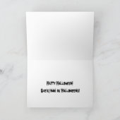 Sveikiname suハロウィンのリトアニア人カード カード (内部)