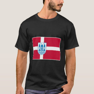 Svendborg国旗のアパレル全国プライド土産Gif Tシャツ