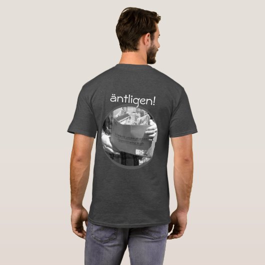 Svenskかスウェーデン年金のTシャツ Tシャツ (裏面フル)