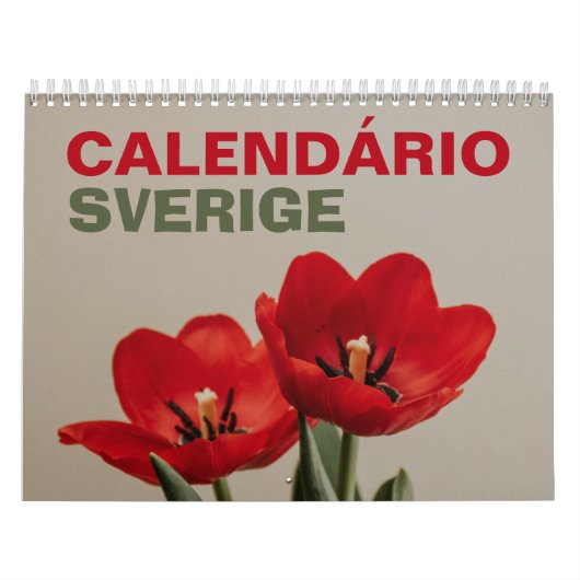 Svensk Kalender med Helligdag | セウデン2025 カレンダー (カバー)