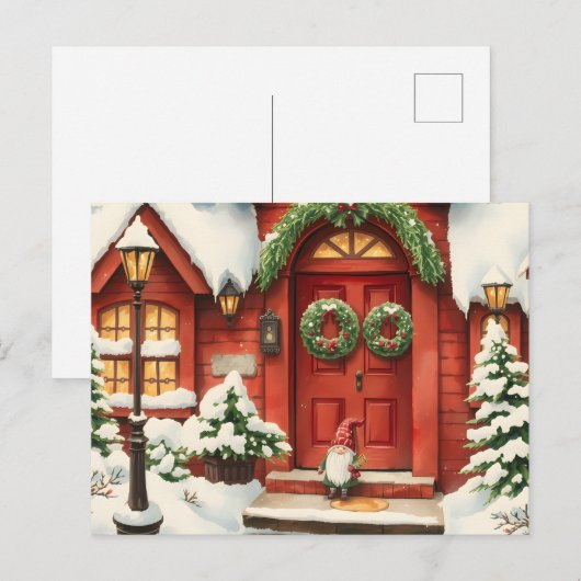 Svensk tomte. Jul kort ポストカード (正面/裏面)