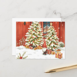 Svensk tomte. Jul kort ポストカード