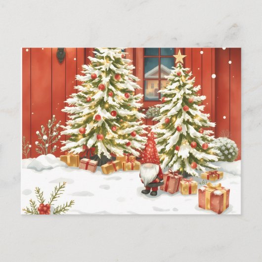 Svensk tomte. Jul kort ポストカード (正面)