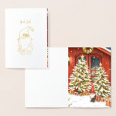 Svensk tomte. Jul kort 箔カード (ディスプレー)