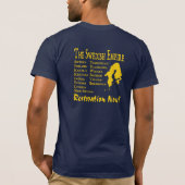 Svenskaのインペリウム(スウェーデン帝国) Tシャツ (裏面)