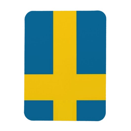 Svenska flaggan マグネット (縦)