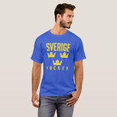 Sverigeのホッケー Tシャツ (正面フル)