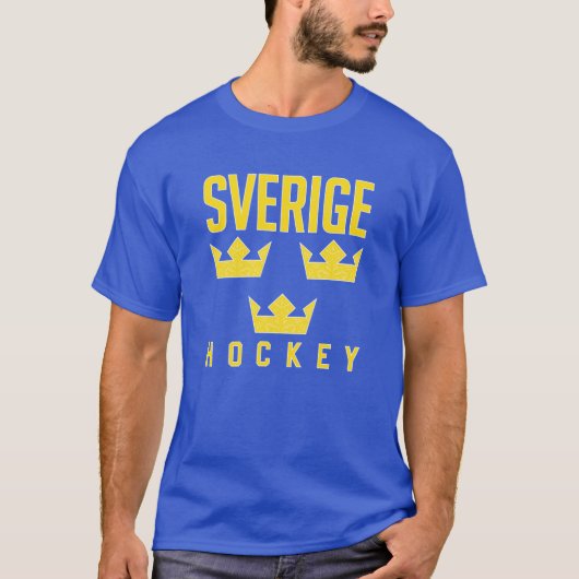 Sverigeのホッケー Tシャツ (正面)