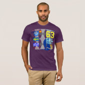Sverigeの帆チームC港のRichmanの海兵隊員のアーガイル Tシャツ (正面フル)