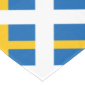 Sverigeスウェーデンのスウェーデン人の旗 テーブルクロス (アングル)