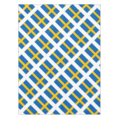 Sverigeスウェーデンのスウェーデン人の旗 テーブルクロス (正面)