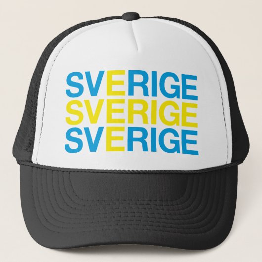 SVERIGE国旗 キャップ (正面)