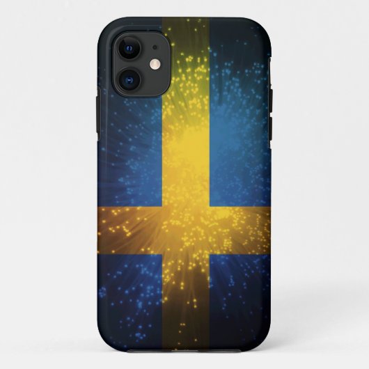 Sverige; スウェーデンの旗 Case-Mate iPhoneケース (裏面)