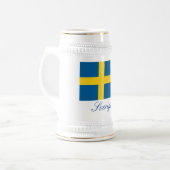 SVERIGE (スウェーデン) ビールジョッキ (正面左)