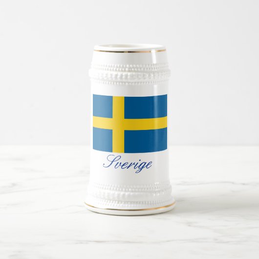 SVERIGE (スウェーデン) ビールジョッキ (中央)