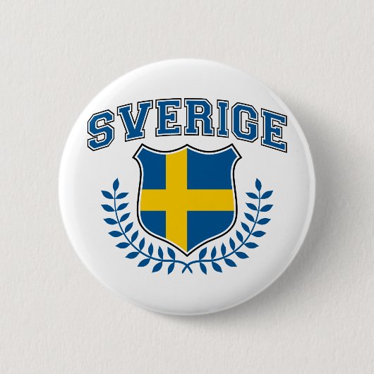 Sverige 缶バッジ (正面)