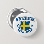 Sverige 缶バッジ (正面&裏面)