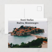 Svetiステファン葉書 ポストカード (正面/裏面)