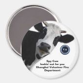 SVFDおもしろい磁石を探してスパイ牛 マグネット (正面/裏面)