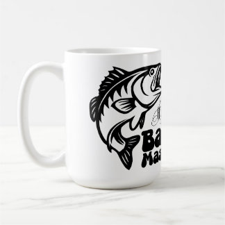 SVG Custom Bass Master fishing コーヒーマグカップ