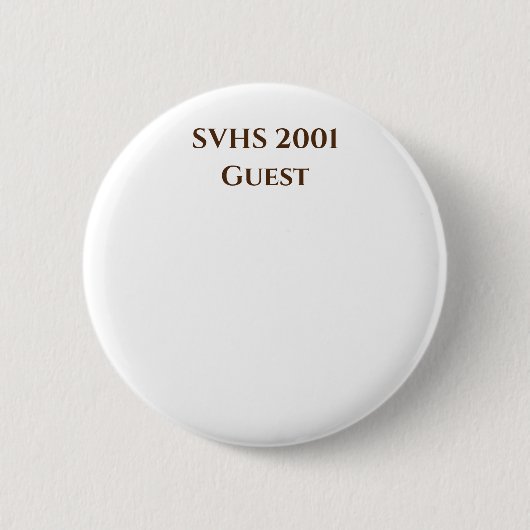 SVHSクラス'01 20年懇親会名タグピンの20年 缶バッジ (正面)