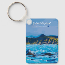 Svínafellsjökull、アイスランド - 氷河の絶景 キーホルダー