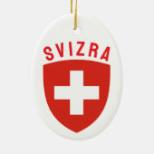 Svizra (ロマン話シュのスイス) セラミックオーナメント (裏面)