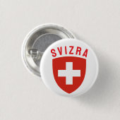 Svizra (ロマン話シュのスイス) 缶バッジ (正面&裏面)