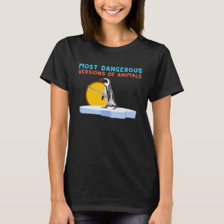 Swを持つペンギンの最も危険なバージョン Tシャツ