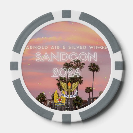 SWナトコントランプのポーカーチップ ポーカーチップ (正面)