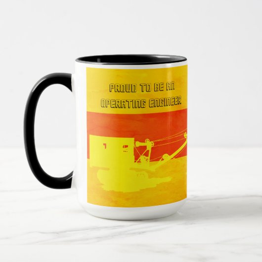 SW色誇りを持ったを示す操作エンジニアケーブル マグカップ (左)