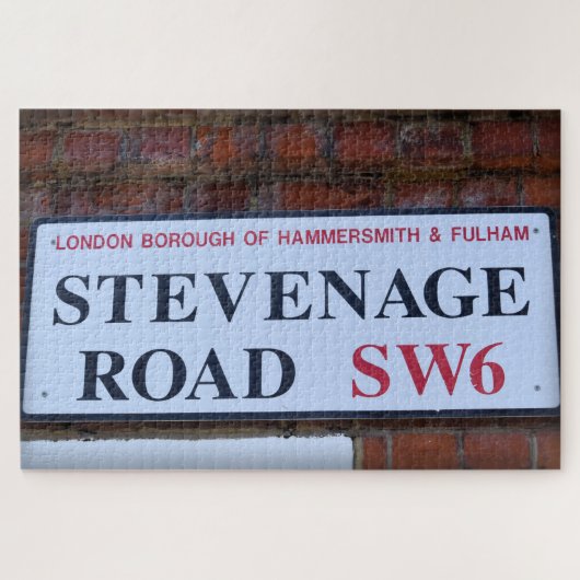 SW6 Stevenage Road - Fulham – ロンドン – 8x10インチ ジグソーパズル (横)