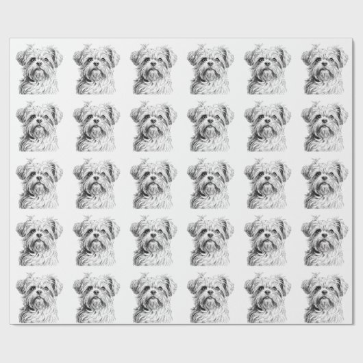 SW Hund ラッピングペーパー (フラット)