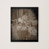 SW PacificのナースGetting Mail ジグソーパズル (縦)