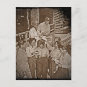 SW PacificのナースGetting Mail ポストカード (正面)