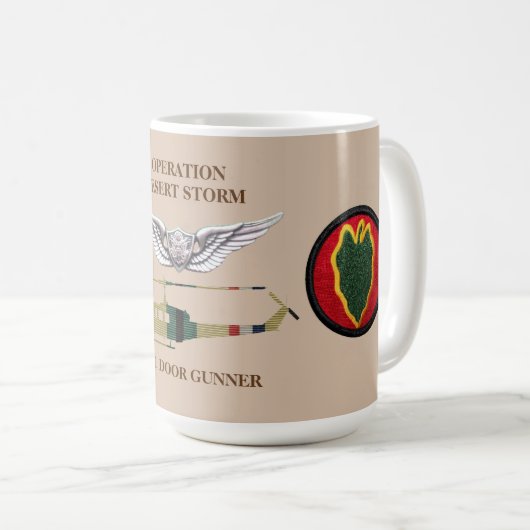 SWA 24th Inf.ディビジョンホイドアガンナーマグ コーヒーマグカップ (正面右)