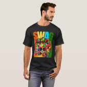 Swag My Soul Black Girl Melanin African American Tシャツ (正面フル)