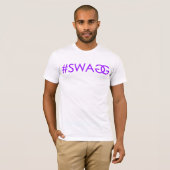 #SWAGG (紫色) Tシャツ (正面フル)