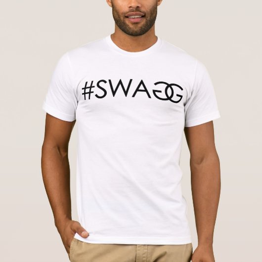 #SWAGG (黒) Tシャツ (正面)