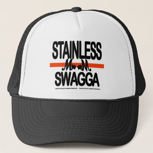 Swaggaのステンレス製の帽子 キャップ (正面)