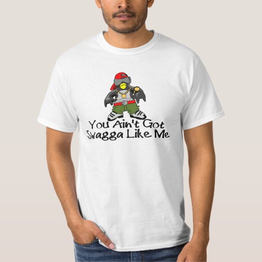 Swaggaは私を好みます Tシャツ (正面)