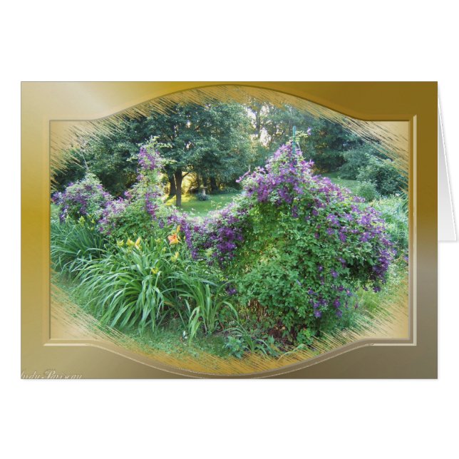 Swaggedのクレマチスの~カード (正面横)