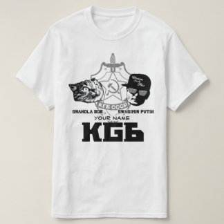 Swagimir/Gbob公式のKGBのワイシャツ Tシャツ