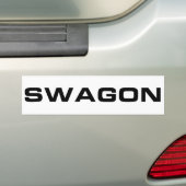 Swagon バンパーステッカー (車上)