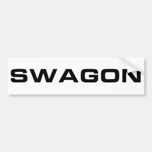 Swagon バンパーステッカー (正面)
