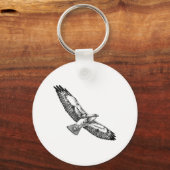 Swainson's Hawk (in flight) キーホルダー (正面)