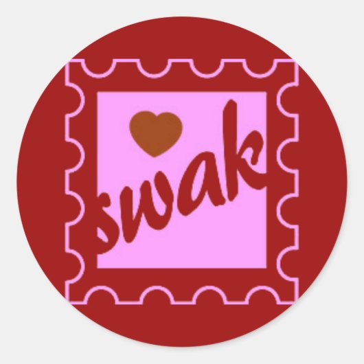 SWAK ラウンドシール (正面)