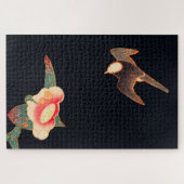 Swallow and Camellia (1900) by Ito Jakuchu ジグソーパズル (横)