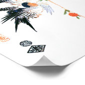 Swallows & Peach Blossoms, Hiroshige Japanese Fine ポスター (角)